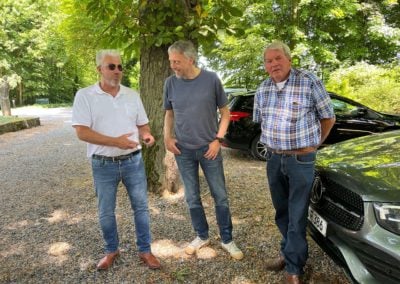 Stephan mit Jos und Frans